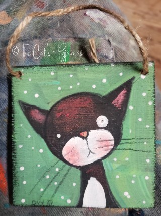 Tuxedo Cat Ornament